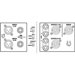 Monacor STA-225 wzmacniacz mocy